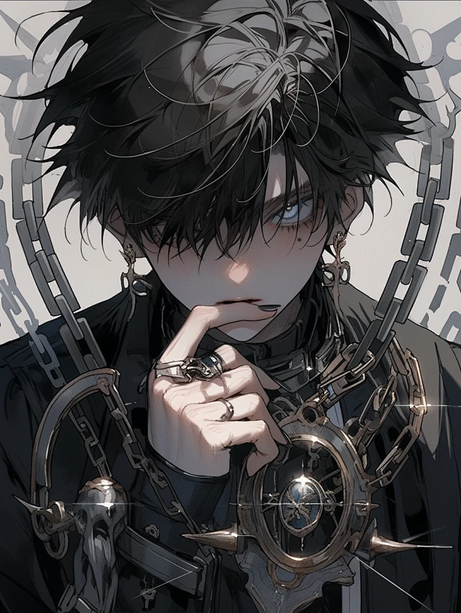 FFALCON2022_Chrollo_Lucilfer_from_HUNTER_X_HUNTERIn_one_hand_wa_f (2)-花瓣网