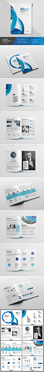 Haweya Clean Abstract Brochure Template InDesign INDD. Download here: https://graphicriver.net/item/haweya-clean-abstract-brochure/17184951?ref=ksioks: 