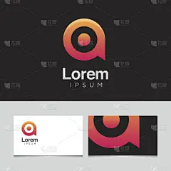 标志设计元素与名片模板。