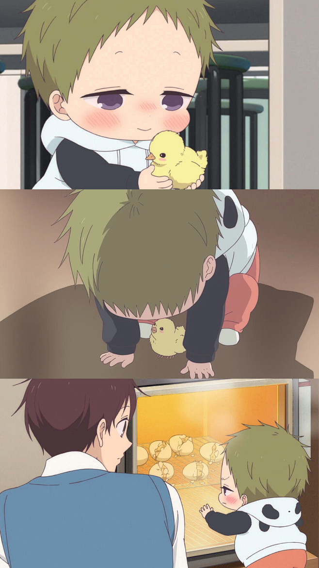 拼接壁纸学园奶爸