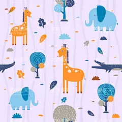 动物图案背景 长颈鹿 大象   - 源文件下载【酷图网】动物图案背景,各种动物,可爱动物,高清背景,鳄鱼,树,高清壁纸,宣传画背景,图案样式,卡通动物,矢量背景,矢量壁纸,图案拼贴,动物图案拼贴,图案拼接,动物图案拼接,动物图案底纹,动物壁纸,动物布料,动物布纹,动物纯棉布料,被子图案,被褥图案,布料图案,卡通图案,卡通背景,幼儿图案背景,幼儿园图案