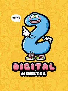 数字怪物卡通形象设计_2_设计师舟莫（有课）_来自小红书网页版