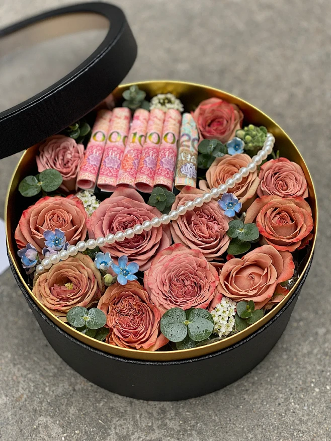 卡布奇诺鲜花礼盒