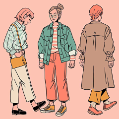 上次毕业采集到人物插画