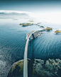 Photo by Travel + Leisure in Atlantic Ocean Road, Norway with @skeye_photo. 图片中可能有：海洋、天空、户外、水和大自然