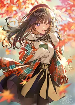 #图片来源于网络# 动漫二次元少女 萌妹子 可爱 唯美 御姐 水手服 猫耳娘 眼镜娘 兽娘