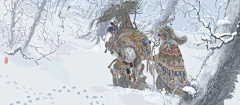 不向明月采集到古风插图参考