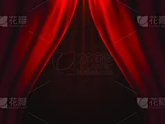 红色,窗帘,矢量,背景,绘画插图,无人,事件,符号,概念
