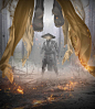 Mortal Kombat 11 Key Art : We were selected to participate in the key art process for Mortal Kombat 11. It was a long process that culminated with a fantastic final image produced by a very talented team that spanned the globe.This project shows some of t