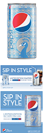 "Sip in Style": 限量版百事可乐包装