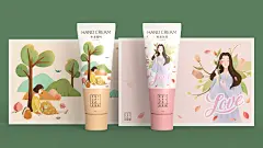 芙莱雅学生和白领护手霜包装设计 | 插画 手绘-古田路9号-品牌创意/版权保护平台