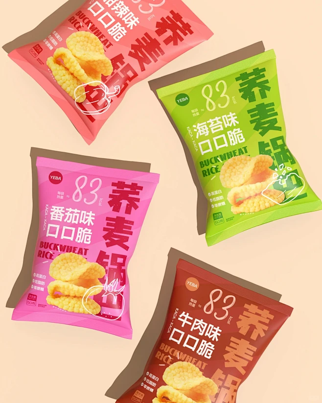 原创｜荞麦锅巴包装设计