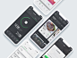 现代时尚体育运动健身健康管理移动手机APP UI套件Keira iOS UI Kit :  