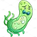 手绘-消毒杀菌医疗人物病毒9