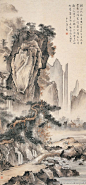 陈少梅——人物山水画欣赏 | 
陈少梅（1909-1954），名云彰，号升湖，学省梅。湖南衡山人。擅长中国画。自幼随父学画、参加中国画学研究会、为金北楼入室弟子。陈少梅上承马、夏、郭熙、浙派戴进、吴伟衣钵，兼师周臣、唐寅、仇英，一生转益多师，能工能简，水墨与重彩并长，山水、人物、花卉和书法均有一定造诣，笔墨潇洒而不失法度，艺术面貌渊穆清华，洋溢着和谐的节奏与优雅的韵律，形成了自己清逸淡雅、寓柔秀于阳刚的清劲画风，于艺坛独树一帜。