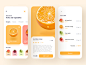 Fruits And Vegetables app 设计 ui fruits vegetables shopping