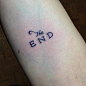 the end #tattoos