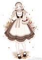 #Lolita#阿尔卑斯的少女.   有妹子说想要粉色，专门加了粉色，不过，还是不够粉嫩啊໒( ̿･ ᴥ ̿･ )ʋ   @Lo娘脑洞小天坑