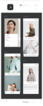 Supera : Supera is the new name in Australian fashion industry. In this project we created a story, which you are able to see on all the parts of the project: from visual identity to website and mobile application. A lot of clean space. Black & white 
