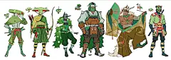 [cp]韩国画师「정」绘制的宝可梦拟人[哆啦A梦吃惊] via twi：dune5and ​[/cp]
