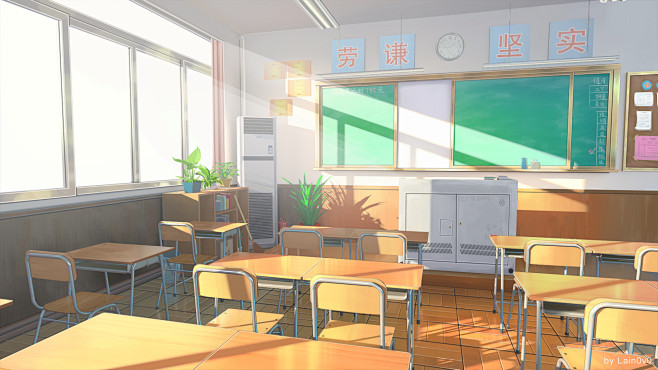 background教室lain0v0的插画pixiv练习作