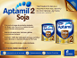 Danone : Art direction of visual aid concept for the launch of Aptamil's formula new packing.