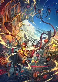 分享一些中国风插画 : 每位画师的名字我会写在插画前面。 首先是我个人最喜欢的一位作者。 新浪微博：檀仁瓜猪 （ps：第一张画的是李朝思悼世子，是我放错图了。 文章中，擅自加以“中国风”一词，给作者带来很多麻烦，深感抱歉。） 顺…