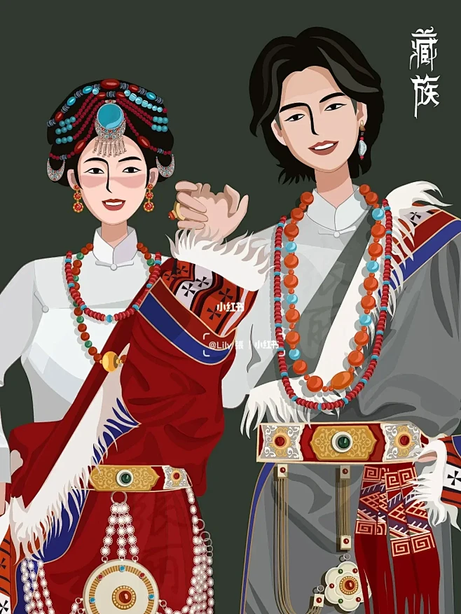 藏族合集 | 太喜欢藏族服饰了