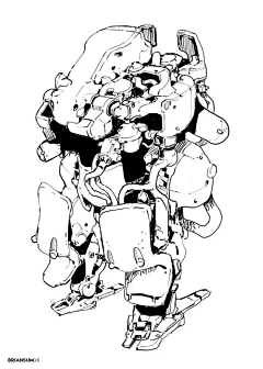 猫猫狗狗821采集到Brian Sum 加拿大概念艺术家  机械与机甲作品