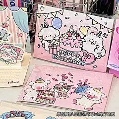 卡通3d立体贺卡可折叠可爱明信片生日祝福贺卡送朋友ins创意礼物-淘宝网
