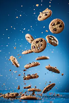 钙奶饼干美食点心拍摄