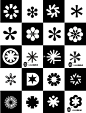 灵感采集⭐300个星号符号元素图形logo设计分