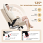 Amazon.com: SETZONE Home Office Chair Ergonomic Executive Desk Chair Comfortable Computer Chair with Flip-up Arms,Lambskin Fabric Chair Big and Tall,Pink : Office Products
