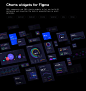 Orion UI kit - Charts templates & infographics in Figma : Orion UI kit - charts templatesFigma library with 35+ full-width charts templates served in light & dark themes. Contains 200+ of dataviz widgets that look perfect on desktop & mobile s