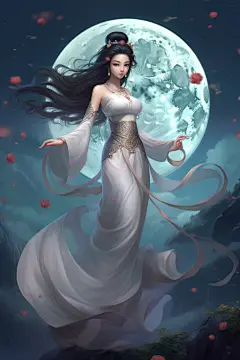舞女壁画中国风敦煌国风女孩人物插画