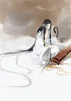 手绘古风男生图片 www.mengtu.cc