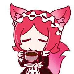 ☞五黑福利第〖2〗期☜ Q版 动漫 五黑头像 王者荣耀 『女仆咖啡-妲己』