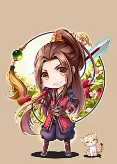 洛书清新少女插画作品欣赏|CG窝插画原画