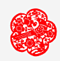 中国风红色喜鹊剪纸_新图网 https://ixintu.com 红色 中国风 喜庆 卡通手绘 小鸟 喜鹊 剪纸 窗花