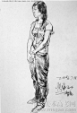 高考人物画速写7