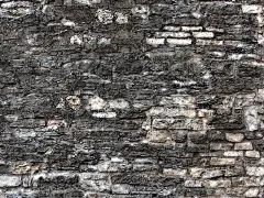作为古老背景的破旧的砖石建筑