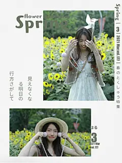 日杂感拼图附教程/向日葵写真/上海约拍