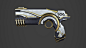 Warframe Fan art, Lex prime, Jyri Kataja : Fan art from Warframe game. One of my own favorite pistols, Lex prime. 11 500 tris.