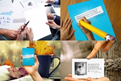 包装人设计联盟采集到名片卡片类 智能贴图样机MOCKUP