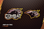 电子竞技Logo战斗牛设计模板 COMBAT – E-Sports Logo Creator设计素材模板