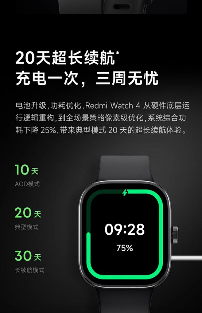 【新品上市】红米手表4小米智能手表Red...
