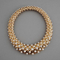 Chanel Paris 18k Gold and Pearl Necklace