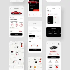 UI Kits : &lt;h1&gt;Belt App UI Kit - iOS&lt;/h1&gt;

Belt App UI Kit is highly customisable and well organized car rental, sharing and taxi app UI Kit.You can create rent, sharing, bike sharing Apps using Belt App UI kit .The template is specially design