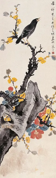 江寒汀作品，只想静静欣赏.....#水墨书画##水墨界# ​​​​