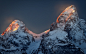 General 2048x1280 landscape nature mountains sunset snowy peak forest Grand Teton National Park Wyoming sunlight